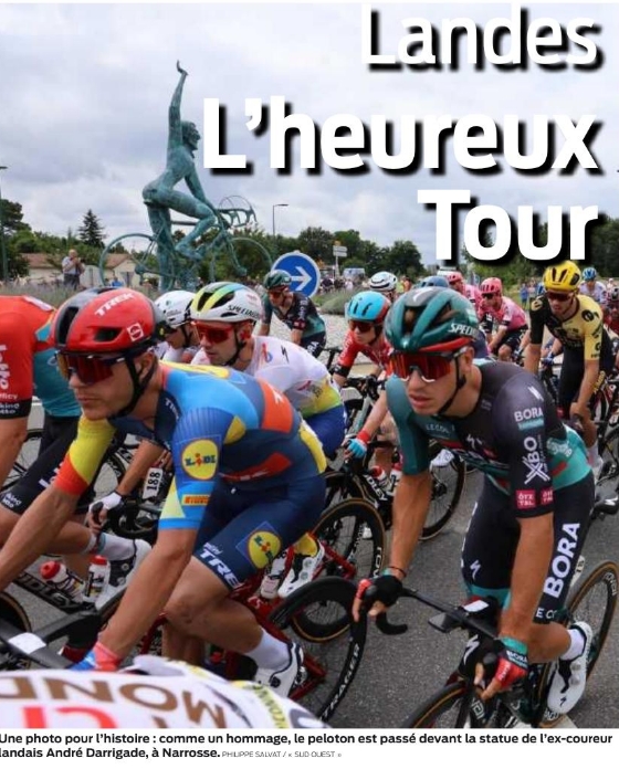 Tour de France Départ de Dax le 4 juillet 2023 (étape Dax Nogaro
